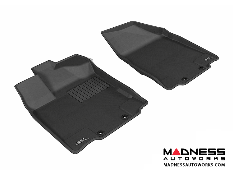Infiniti QX60 Floor Mats (Set of 2) - Front - Black by 3D MAXpider